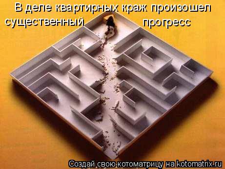 Котоматрица: В деле квартирных краж произошел существенный                  прогресс