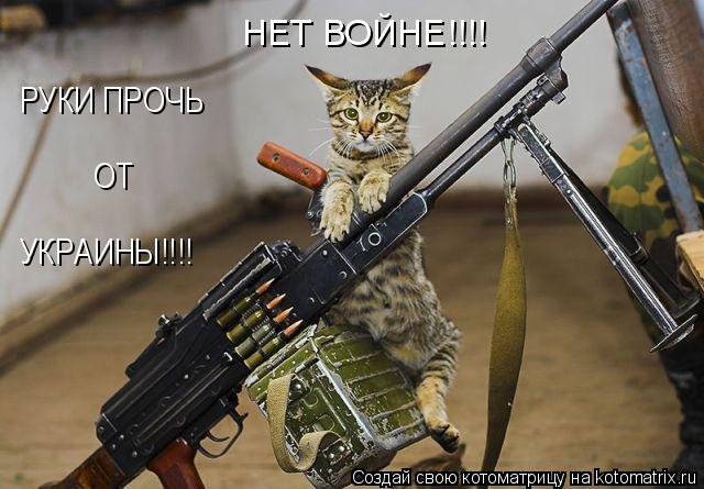 НЕТ ВОЙНЕ!!!! РУКИ ПРОЧЬ ОТ УКРАИНЫ!!!!... Котоматрица: НЕТ ВОЙНЕ!!!! РУКИ ПРОЧЬ ОТ УКРАИНЫ!!!!