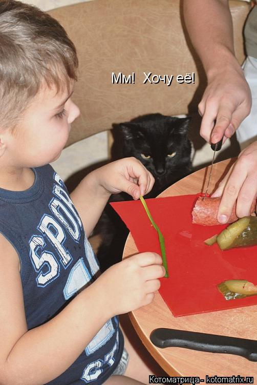 Мм! Хочу её!... Котоматрица: Мм! Хочу её!