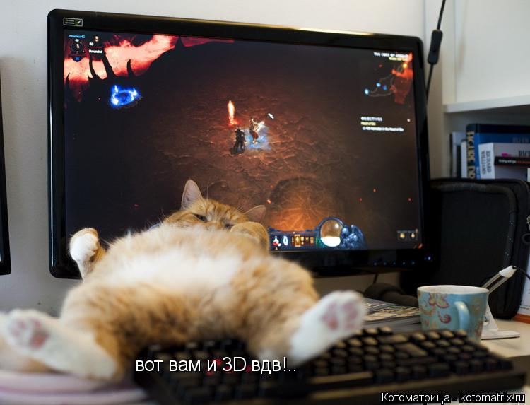 вот вам и 3D вдв!..... Котоматрица: вот вам и 3D вдв!..