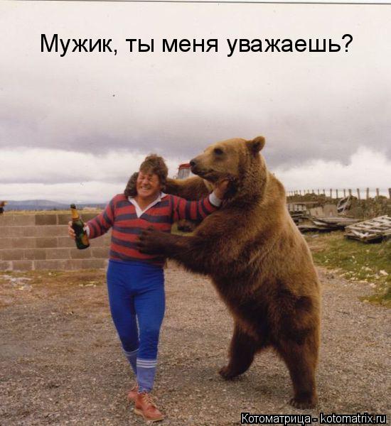 Котоматрица: Мужик, ты меня уважаешь?