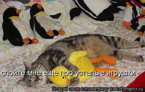 спойте мне еще про усталые игрушки... Котоматрица: спойте мне еще про усталые игрушки