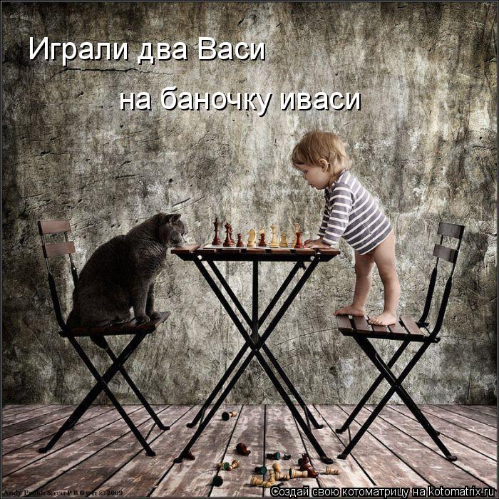 Играли два Васи на баночку иваси... Котоматрица: Играли два Васи на баночку иваси