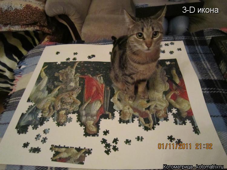 3-D икона... Котоматрица: 3-D икона
