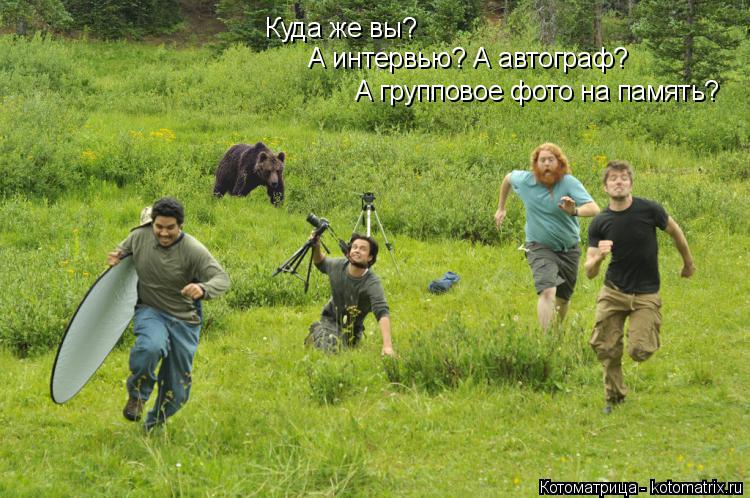 Куда же вы? А интервью? А автограф? А групповое фото на память?... Котоматрица: Куда же вы? А интервью? А автограф? А групповое фото на память?