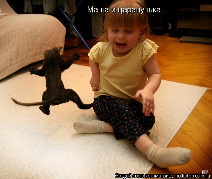 Маша и царапунька...... Котоматрица: Маша и царапунька...