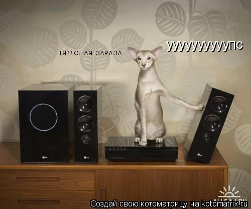 Котоматрица: уууууууууупс ТЯЖОЛАЯ ЗАРАЗА
