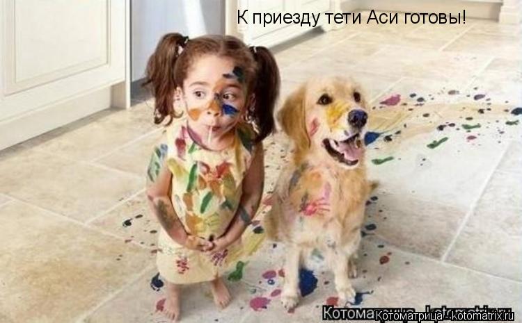 К приезду тети Аси готовы!... Котоматрица: К приезду тети Аси готовы!