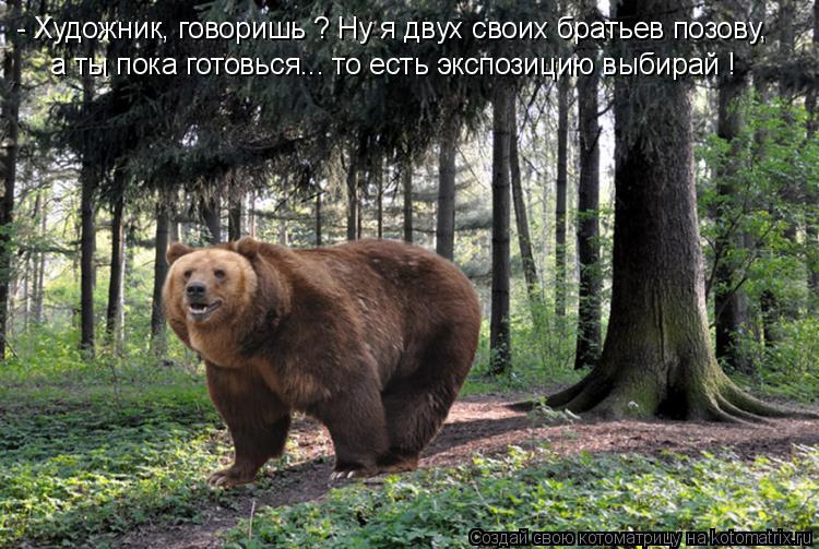 Котоматрица: - Художник, говоришь ? Ну я двух своих братьев позову, а ты пока готовься... то есть экспозицию выбирай !