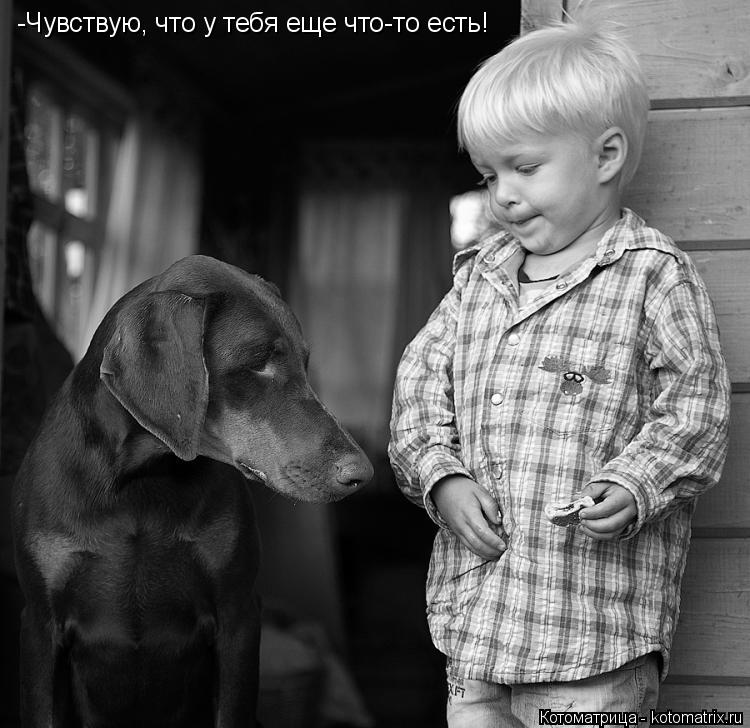 Котоматрица: -Чувствую, что у тебя еще что-то есть!