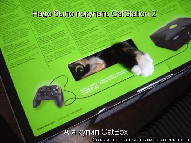 Надо было покупать CatStation 2 А я купил CatBox... Котоматрица: Надо было покупать CatStation 2 А я купил CatBox