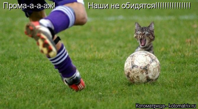 Котоматрица: Прома-а-а-аж! Наши не обидятся!!!!!!!!!!!!!!!