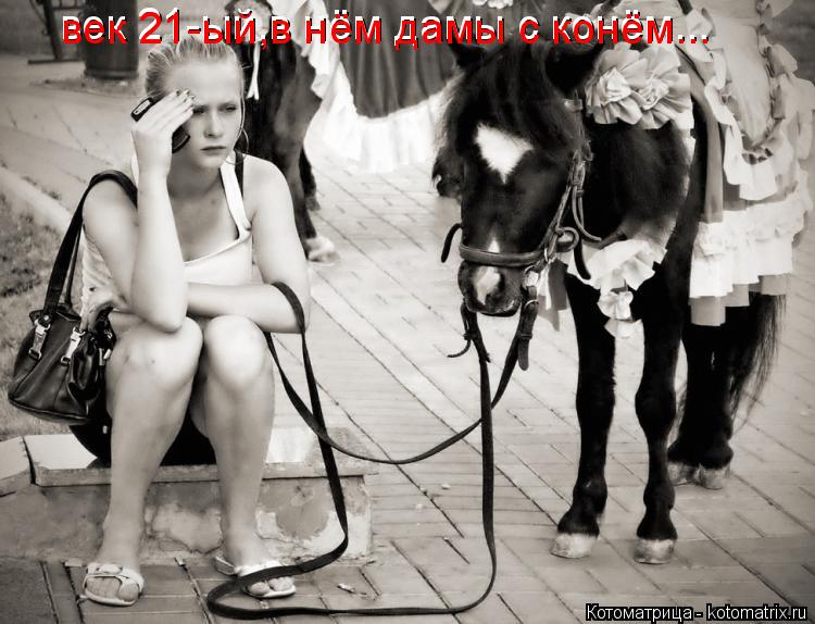 век 21-ый,в нём дамы с конём... век 21-ый,в нём дамы с конём...... Котоматрица: век 21-ый,в нём дамы с конём... век 21-ый,в нём дамы с конём...