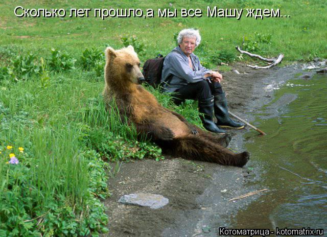 Котоматрица: Сколько лет прошло,а мы все Машу ждем...