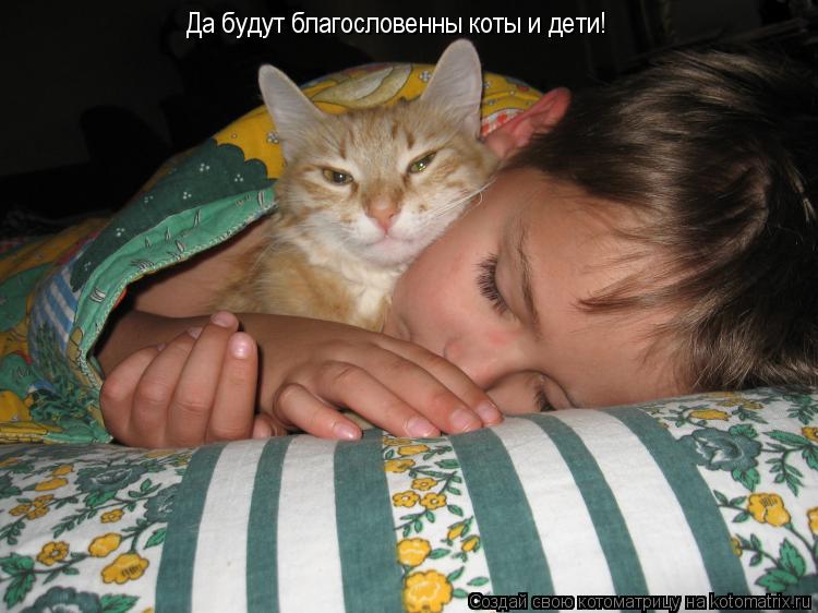 Да будут благословенны коты и дети!... Котоматрица: Да будут благословенны коты и дети!