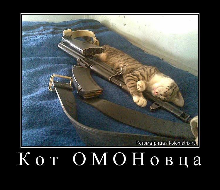 Котоматрица: Кот ОМОНовца 