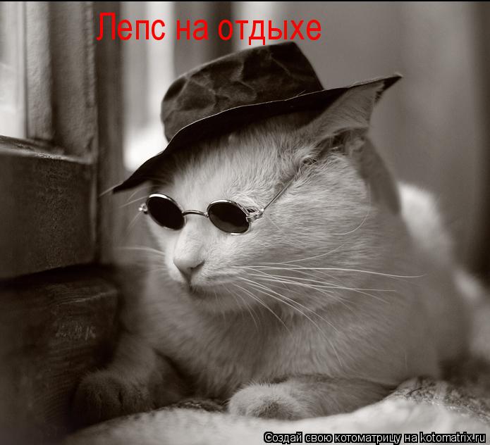 Котоматрица: Лепс на отдыхе