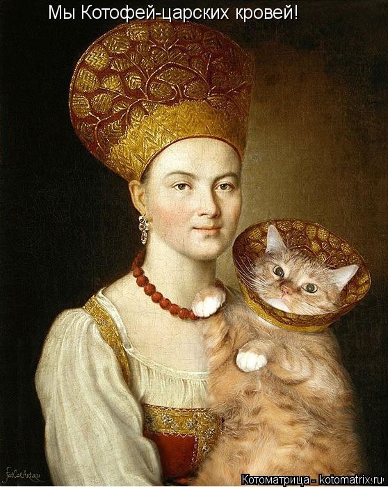 Мы Котофей-царских кровей!... Котоматрица: Мы Котофей-царских кровей!