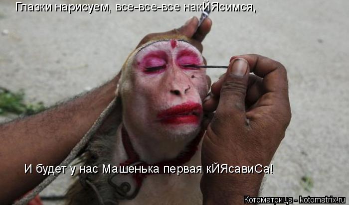 Глазки нарисуем, все-все-все накЙЯсимся, И будет у нас Машенька первая кЙЯсавиСа!... Котоматрица: Глазки нарисуем, все-все-все накЙЯсимся, И будет у нас Машенька первая кЙЯсавиСа!