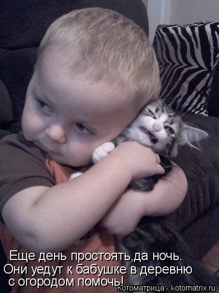 Еще день простоять,да ночь. с огородом помочь! Они уедут к бабушке в деревню... Котоматрица: Еще день простоять,да ночь. с огородом помочь! Они уедут к бабушке в деревню