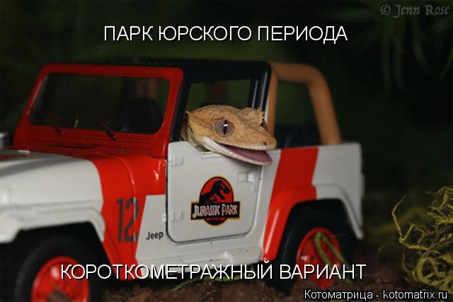 Котоматрица: ПАРК ЮРСКОГО ПЕРИОДА КОРОТКОМЕТРАЖНЫЙ ВАРИАНТ