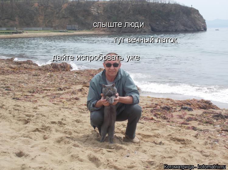 слыште люди тут вечный латок дайте испробовать уже... Котоматрица: слыште люди тут вечный латок дайте испробовать уже