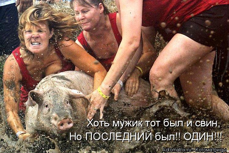 Но ПОСЛЕДНИЙ был!! ОДИН!!! Хоть мужик тот был и свин,... Котоматрица: Но ПОСЛЕДНИЙ был!! ОДИН!!! Хоть мужик тот был и свин,