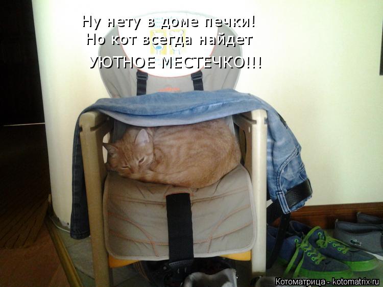 Ну нету в доме печки! Но кот всегда найдет УЮТНОЕ МЕСТЕЧКО!!!... Котоматрица: Ну нету в доме печки! Но кот всегда найдет УЮТНОЕ МЕСТЕЧКО!!!