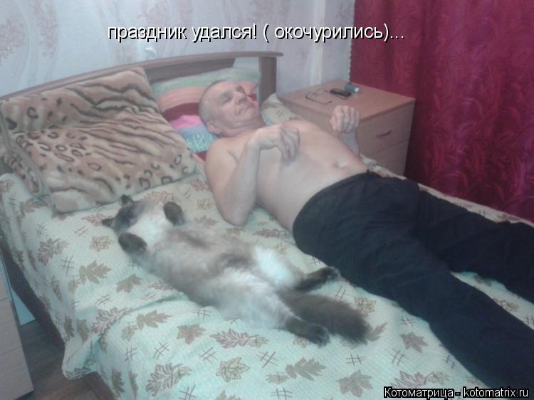 Котоматрица: праздник удался! ( окочурились)...