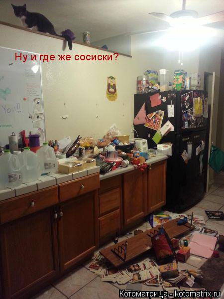 Ну и где же сосиски?... Котоматрица: Ну и где же сосиски?
