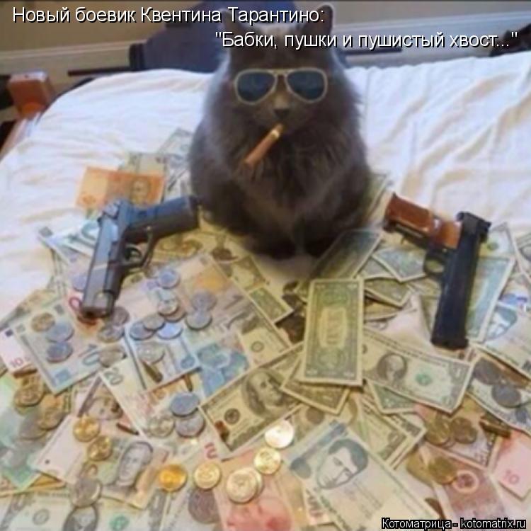 Котоматрица: Новый боевик Квентина Тарантино: "Бабки, пушки и пушистый хвост..."