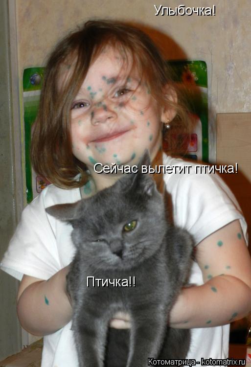 Улыбочка! Сейчас вылетит птичка! Птичка!!... Котоматрица: Улыбочка! Сейчас вылетит птичка! Птичка!!