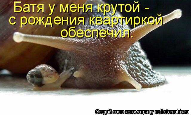 Батя у меня крутой - с рождения квартиркой обеспечил.... Котоматрица: Батя у меня крутой - с рождения квартиркой обеспечил.