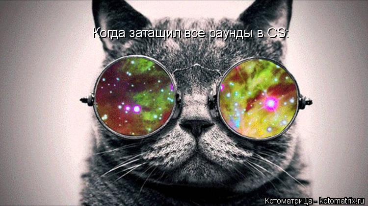 Когда затащил все раунды в CS:... Котоматрица: Когда затащил все раунды в CS: