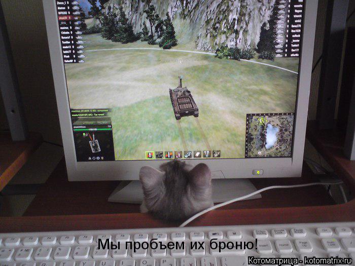 Мы пробъем их броню!... Котоматрица: Мы пробъем их броню!