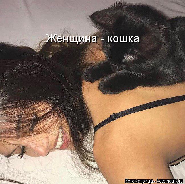 Котоматрица: Женщина - кошка
