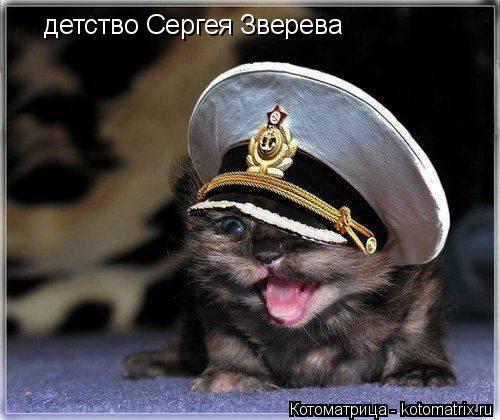 детство Сергея Зверева... Котоматрица: детство Сергея Зверева