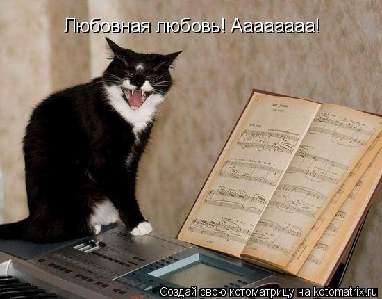 Котоматрица: Любовная любовь! Аааааааа!
